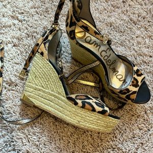 Sam Edelman Leopard wedge